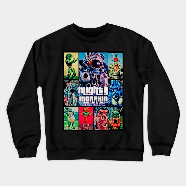 Mighty Morphin (Grow Monster Grow) Crewneck Sweatshirt by The Dark Vestiary